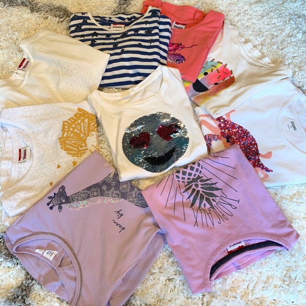 GAP, Crazy 8, Gymboree Girls Tees. Size L 10/12